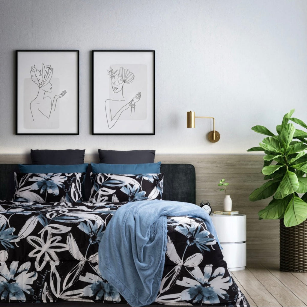3PC Pierre Cardin Comforter - Aurica Floral - Home Phase