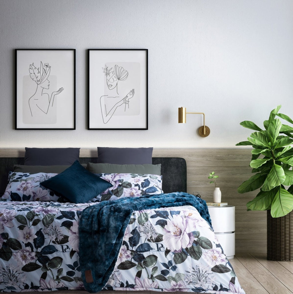 3PC Pierre Cardin Comforter - Emelia Floral - Style Phase Home