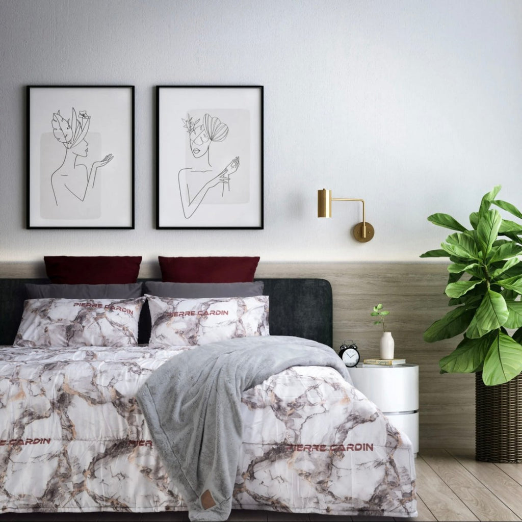 3PC Pierre Cardin Comforter - Marbling - Home Phase