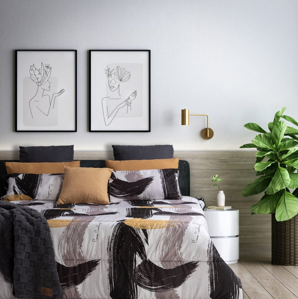 3PC Pierre Cardin Comforter - Rai Brushstroke - Home Phase