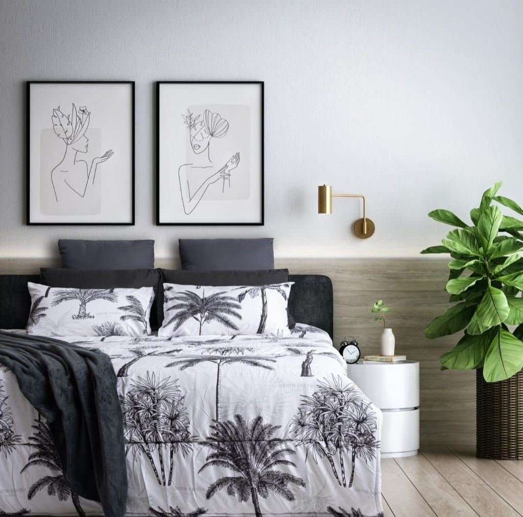 3PC Pierre Cardin Comforter Set - Palm Paradise - Home Phase
