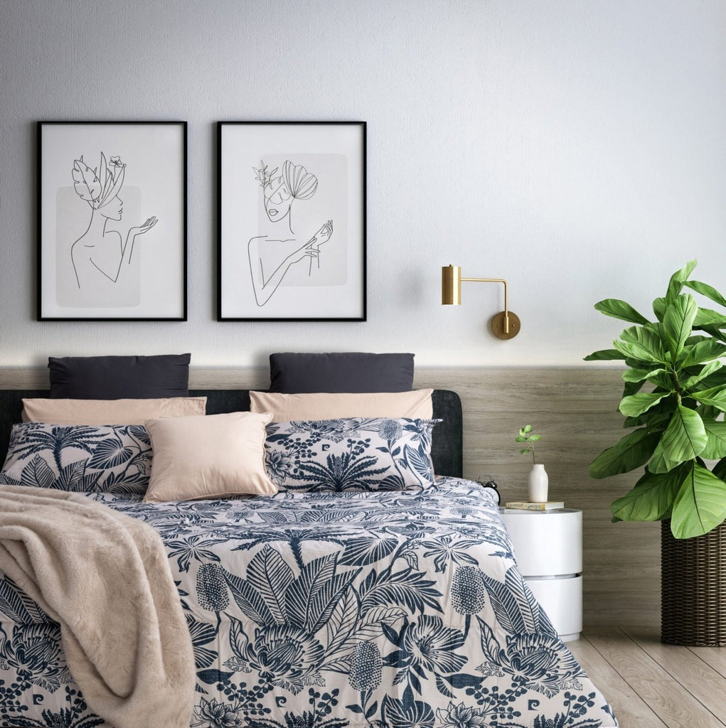 3PC Pierre Cardin Comforter - Taimo Leaves - Home Phase