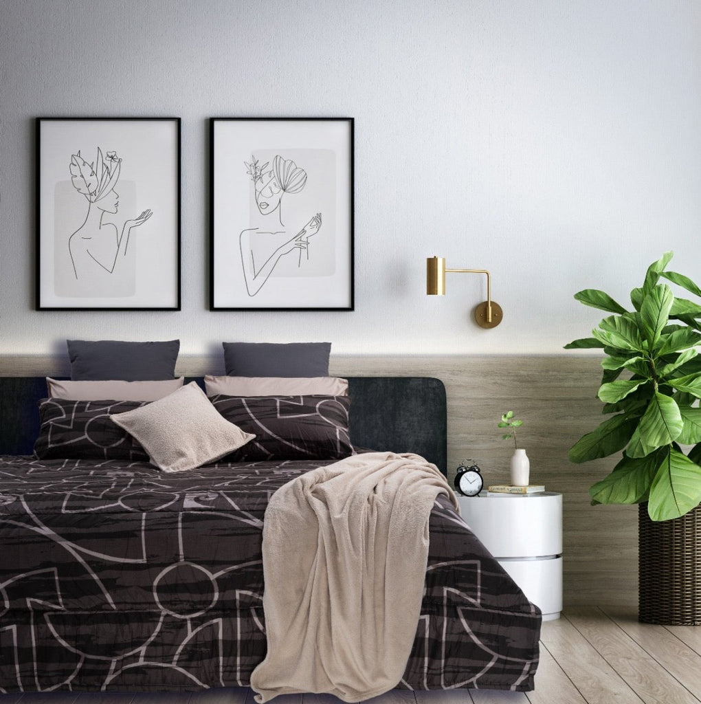 3PC Pierre Cardin Comforter - Trent Geo - Home Phase