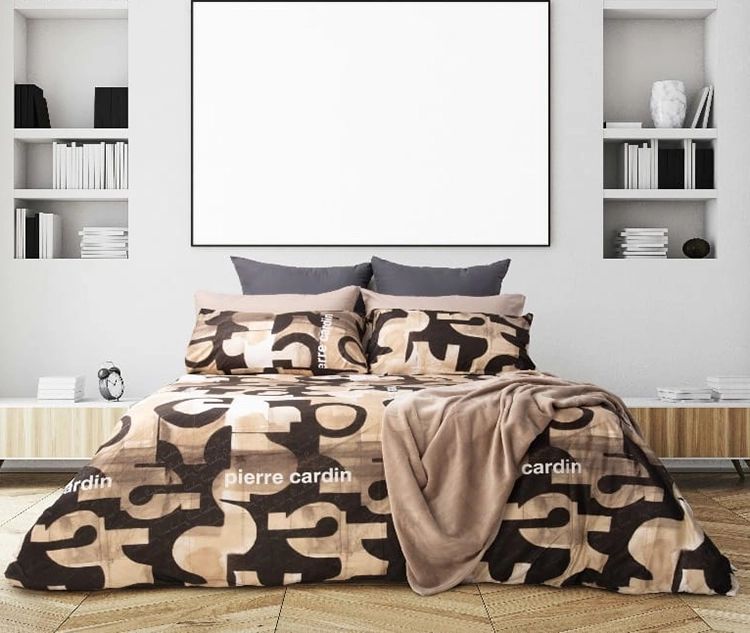3PC Pierre Cardin Microfibre Duvet Cover Set - Leighton - Home Phase