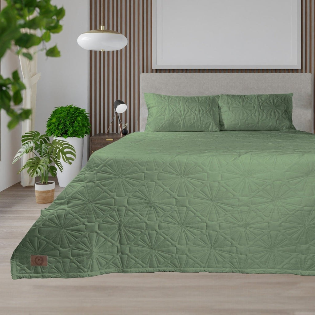 3PC Pierre Cardin Quilt Bed Set - King - Queen (Diamond Design) - Style Phase Home