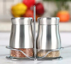 3PC Salt & Pepper Shaker With Holder – Home Phase