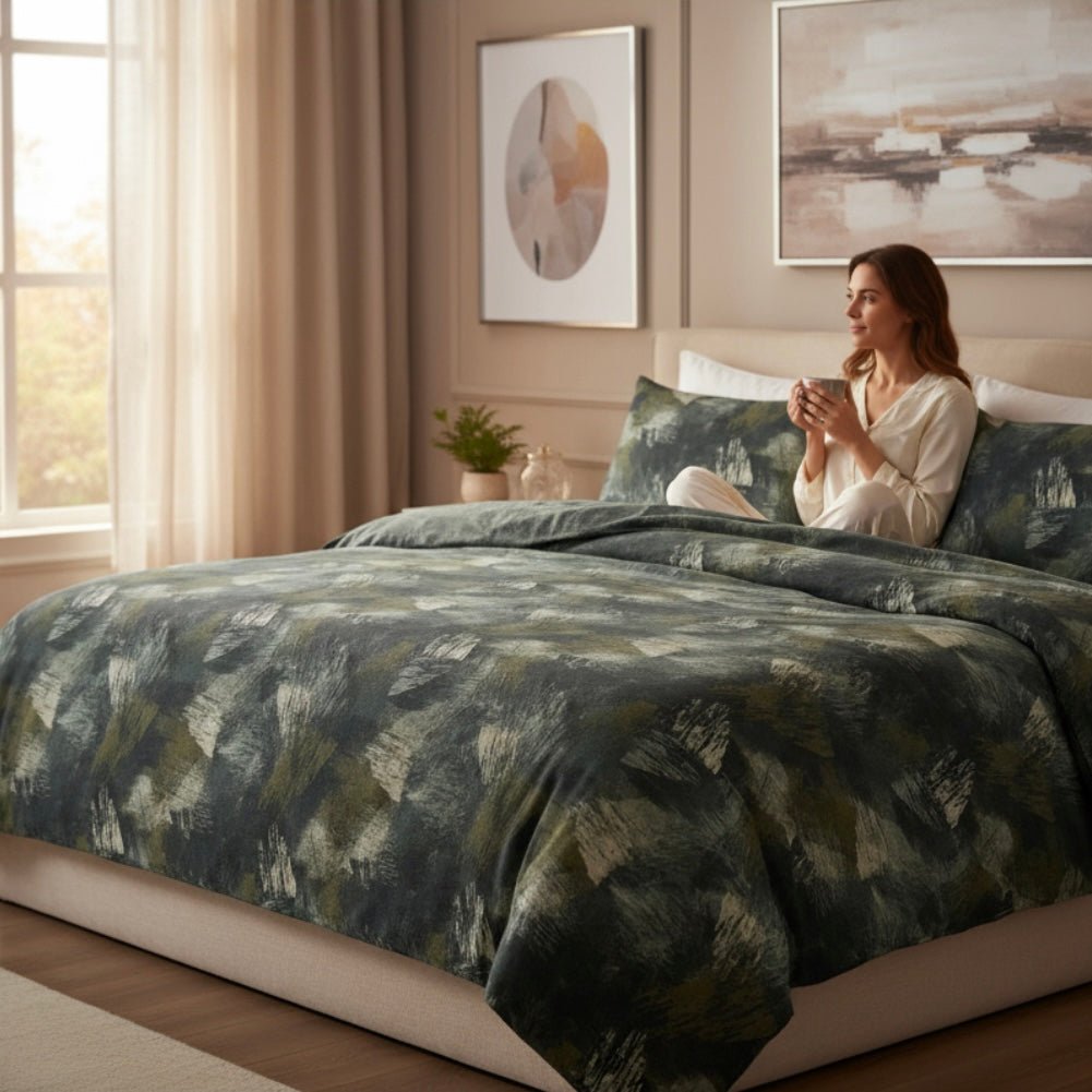 3PC Soft Touch Comforter - Bengal Abstract - Home Phase