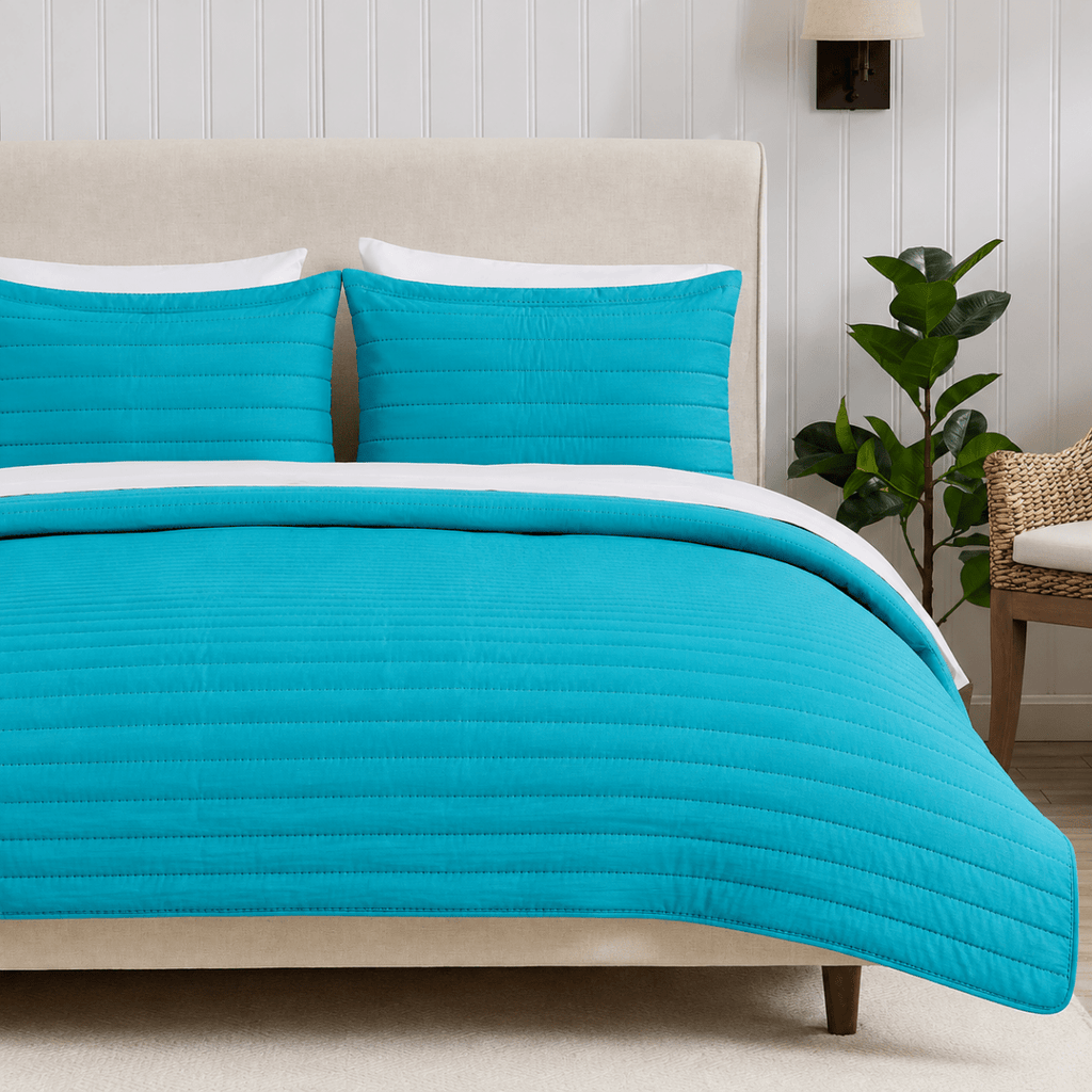 3PC Urban Microfibre Quilted Comforter Set - Queen/Double (200 x 220cm) - Home Phase
