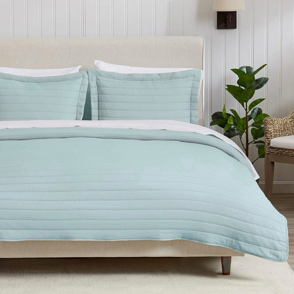 3PC Urban Microfibre Quilted Comforter Set - Queen/Double (200 x 220cm) - Style Phase Home