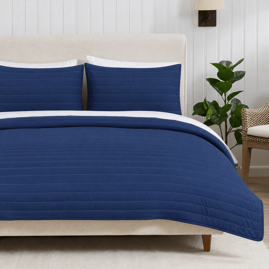 3PC Urban Microfibre Quilted Comforter Set - Queen/Double (200 x 220cm) - Home Phase