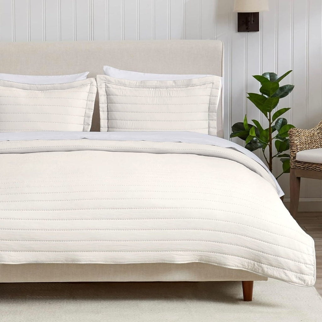 3PC Urban Microfibre Quilted Comforter Set - Queen/Double (200 x 220cm) - Style Phase Home