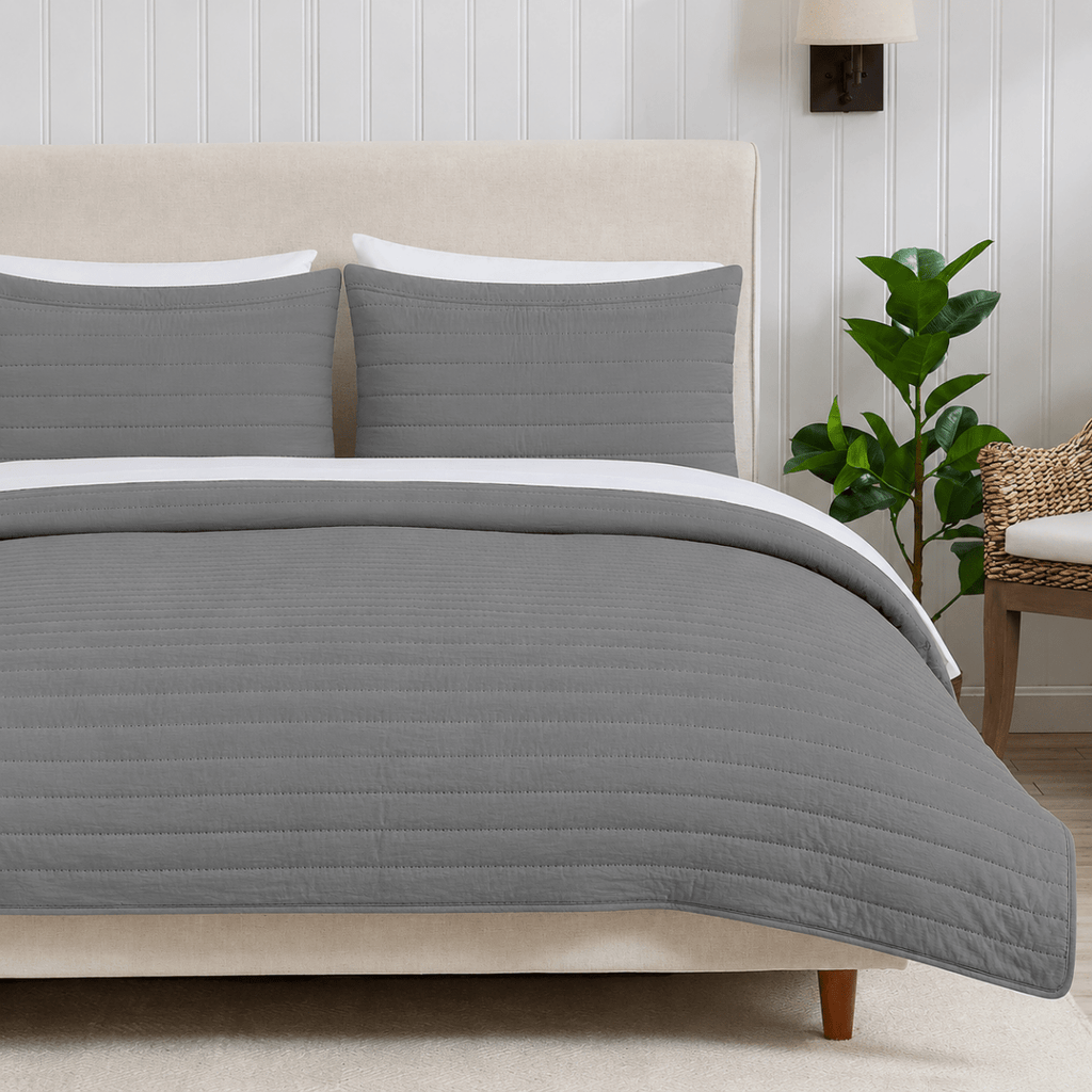 3PC Urban Microfibre Quilted Comforter Set - Queen/Double (200 x 220cm) - Home Phase