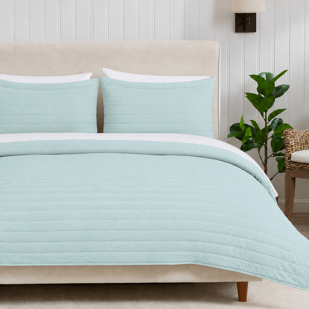 3PC Urban Microfibre Quilted Comforter Set - Queen/Double (200 x 220cm) - Home Phase