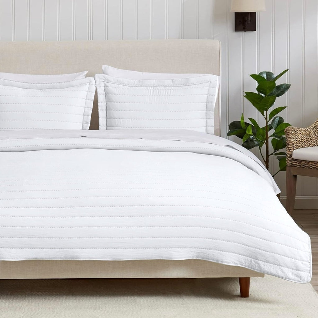 3PC Urban Microfibre Quilted Comforter Set - Queen/Double (200 x 220cm) - Style Phase Home
