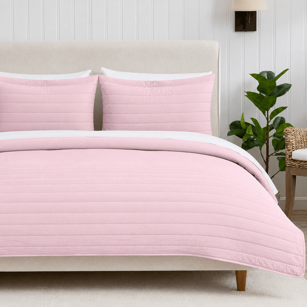 3PC Urban Microfibre Quilted Comforter Set - Queen/Double (200 x 220cm) - Home Phase