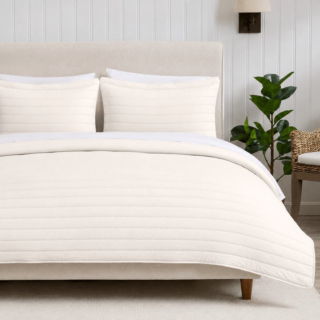 3PC Urban Microfibre Quilted Comforter Set - Queen/Double (200 x 220cm) - Home Phase