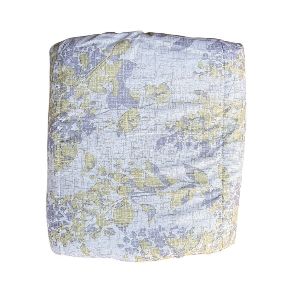 3PC Urban Printed Microfibre 80gsm Comforter - Faded Yellow Flower - Home Phase