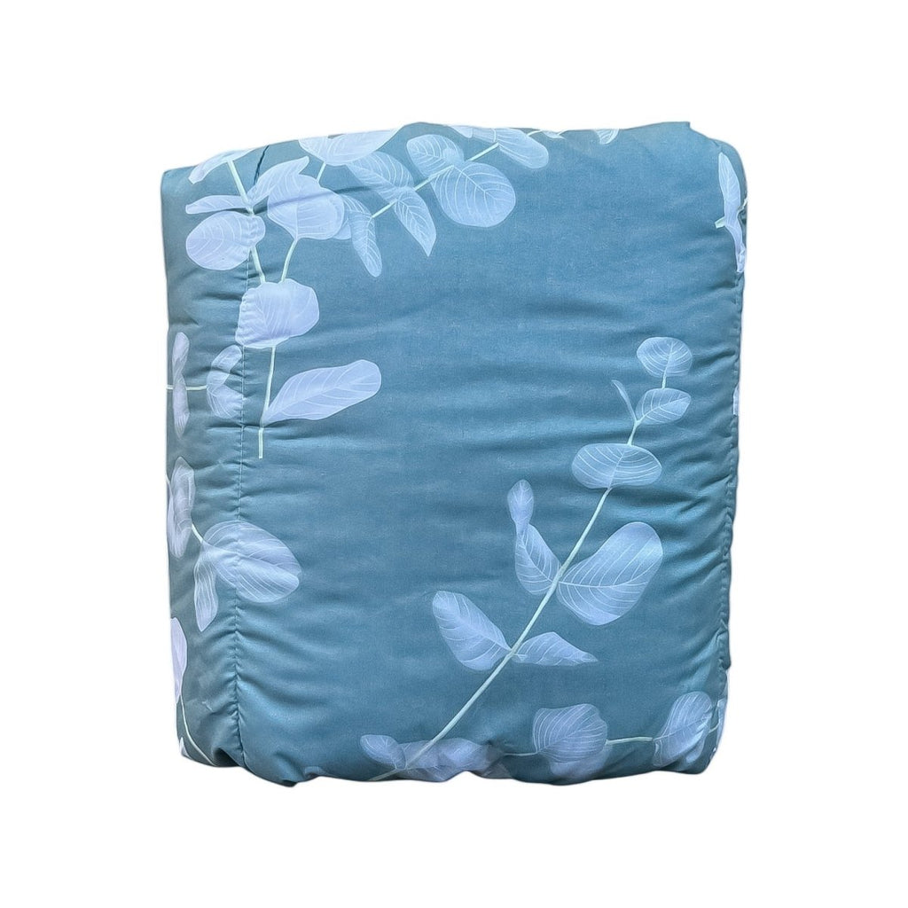 3PC Urban Printed Microfibre 80gsm Comforter - Green Faded Leaf - Home Phase