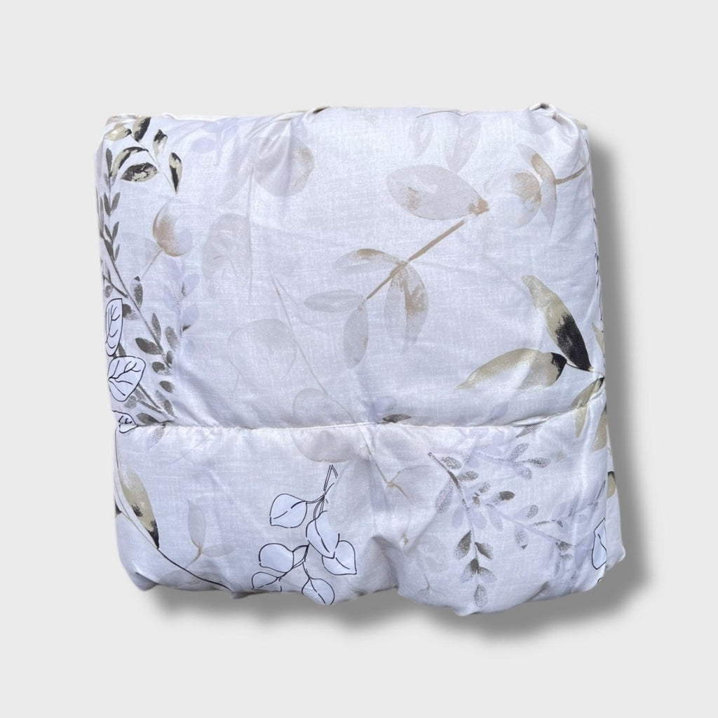 3PC Urban Printed Microfibre Comforter - Faded Leaf - Style Phase Home