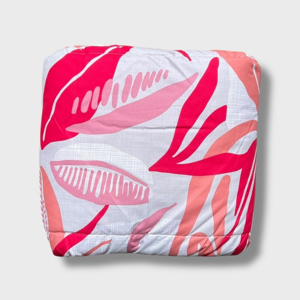 3PC Urban Printed Microfibre Comforter - Pink Abstract - Style Phase Home