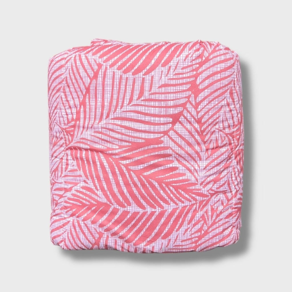 3PC Urban Printed Microfibre Comforter - Pink Fern - Style Phase Home