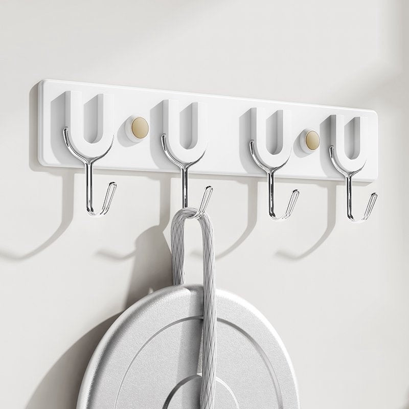 4 Hook U Shaped Wall Hook - Style Phase Home