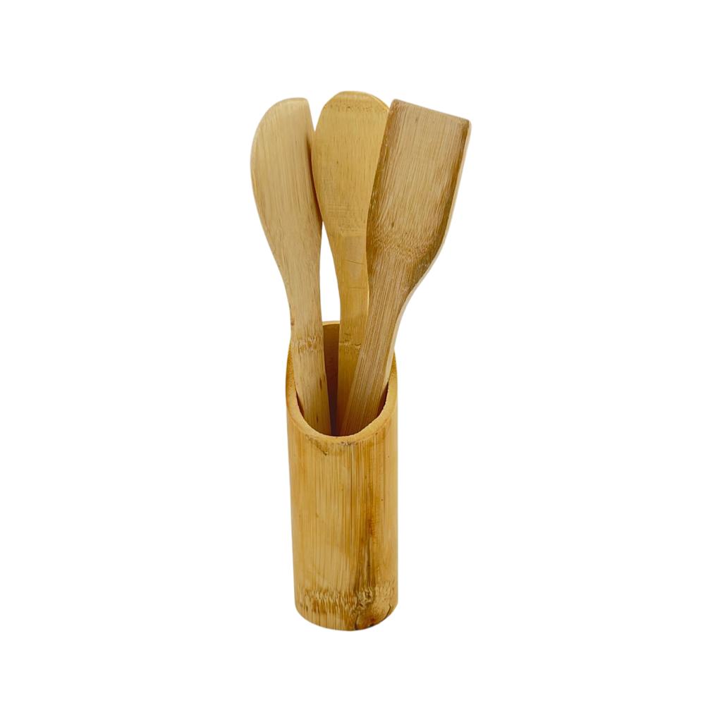 4PC Bamboo Utensil Set
