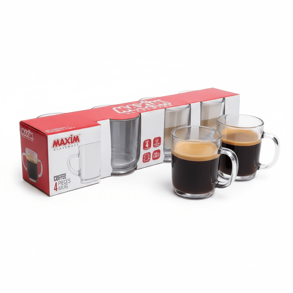 4 PC Maxim Coffee Mug Set - Home Phase