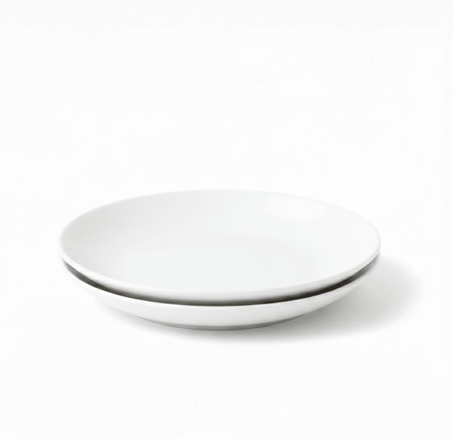 4 PC Opal Glass Plate Set - Home Phase