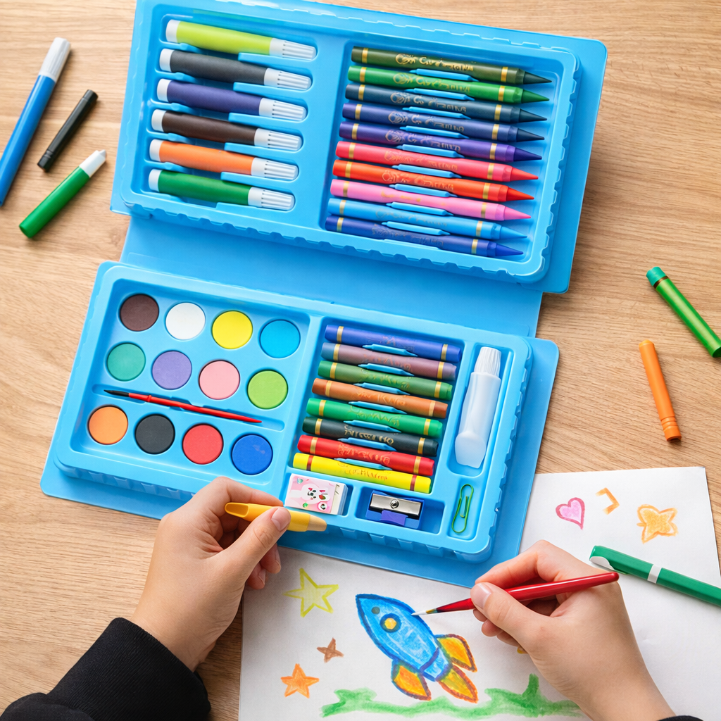 42 PC Kids Art Set - Home Phase