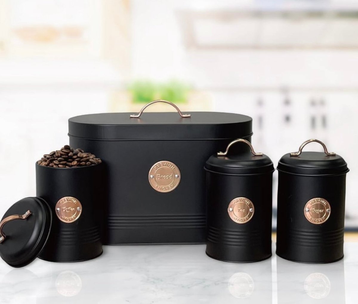 4PC Bread Bin & Cannister Set – Home Phase