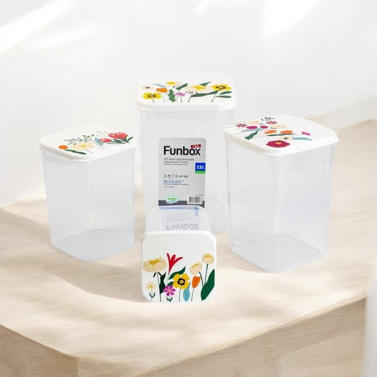 4PC Hobby Life Funbox Deep Storage Set - Style Phase Home