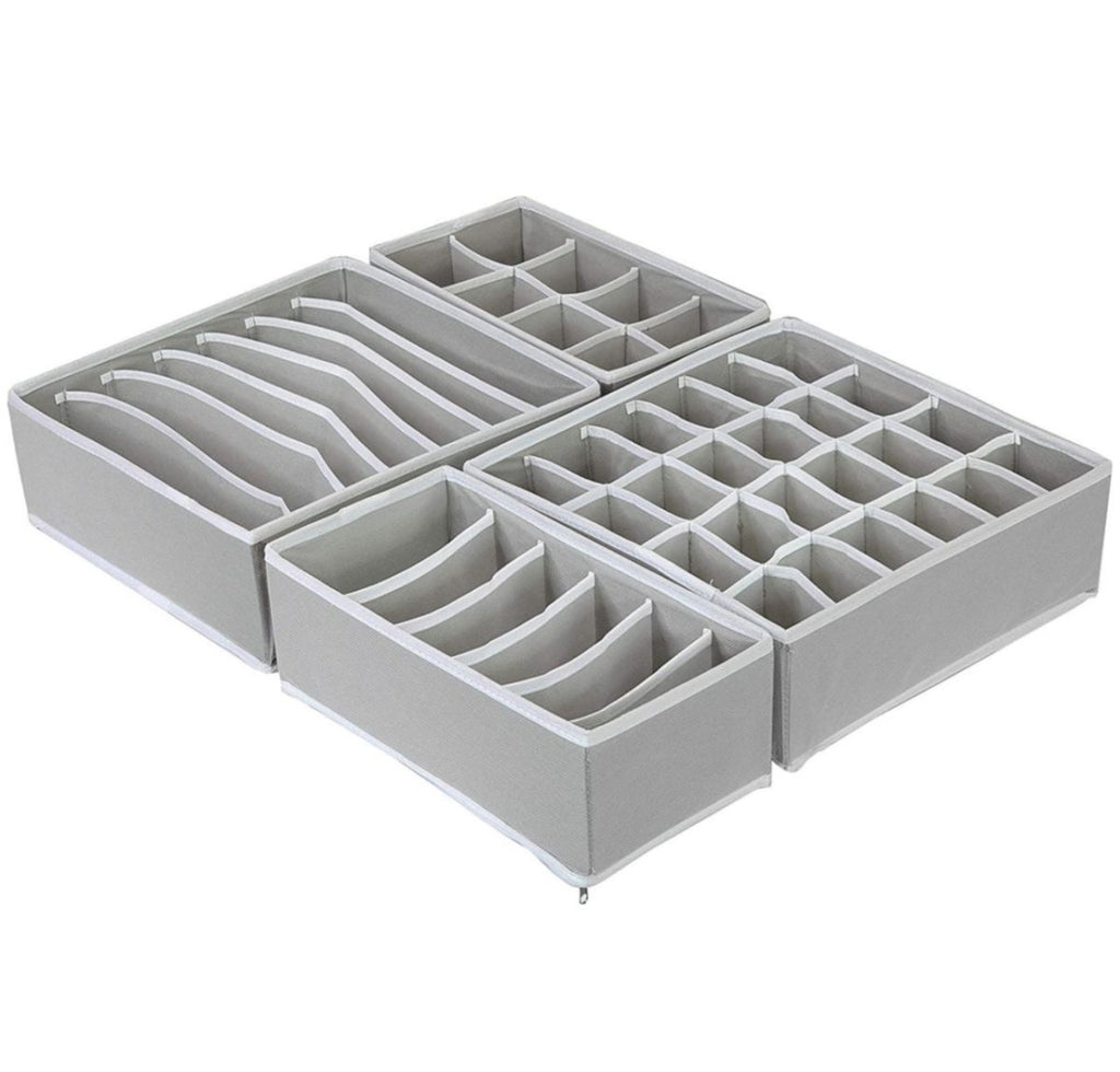 4PC Underwear Drawer Organiser - Home Phase