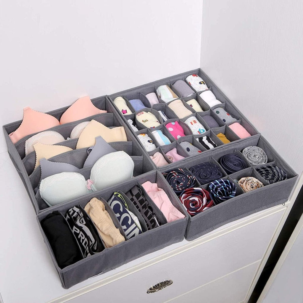 4PC Underwear Drawer Organiser - Home Phase