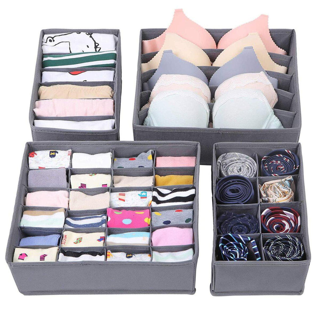 4PC Underwear Drawer Organiser - Home Phase