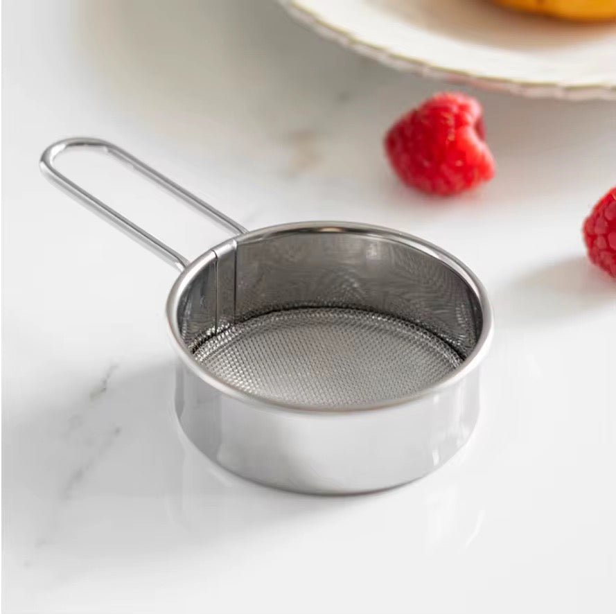 5 PC Silver Ss Strainer - Flat Side - 8/9/10/12/14cm - Home Phase