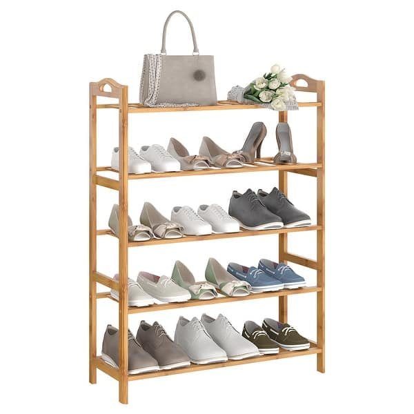 5 Tier Bamboo Shoe Rack - Style Phase Home