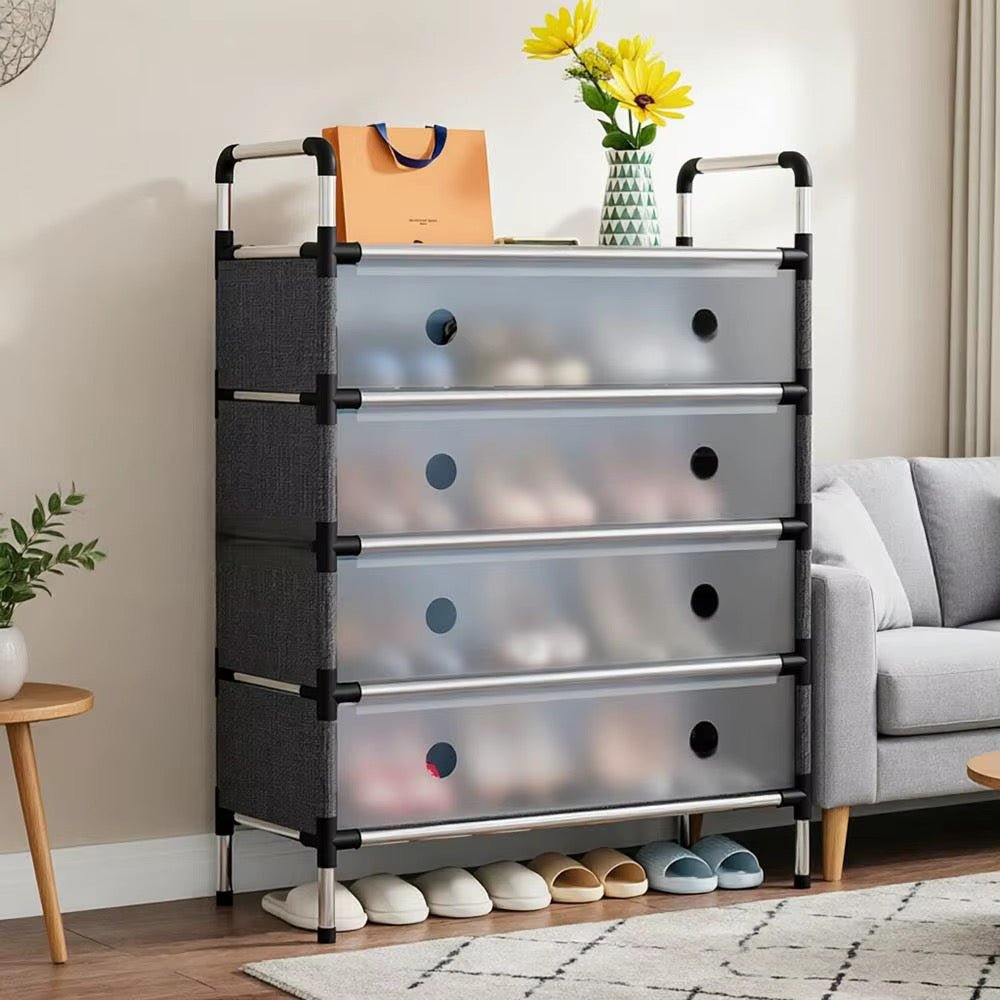 5 Tier Dust proof Shoe Rack - 63 x 28 x 92cm - Home Phase