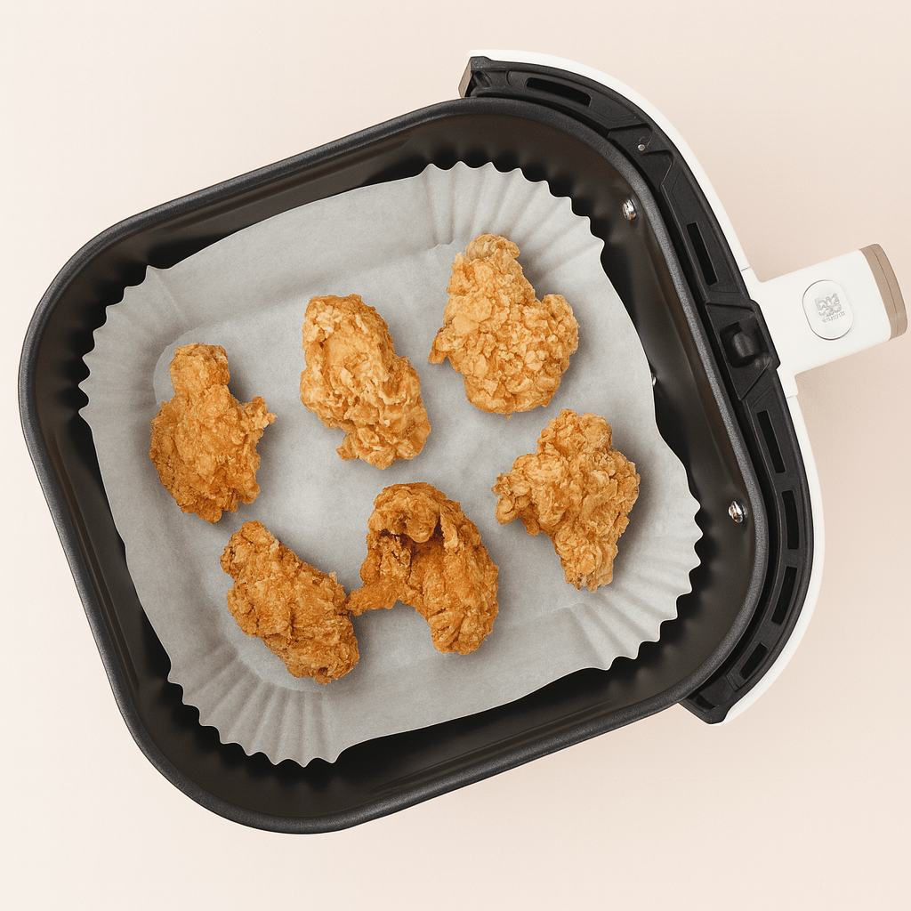 50PC Air Fryer Liner Square - White - Home Phase