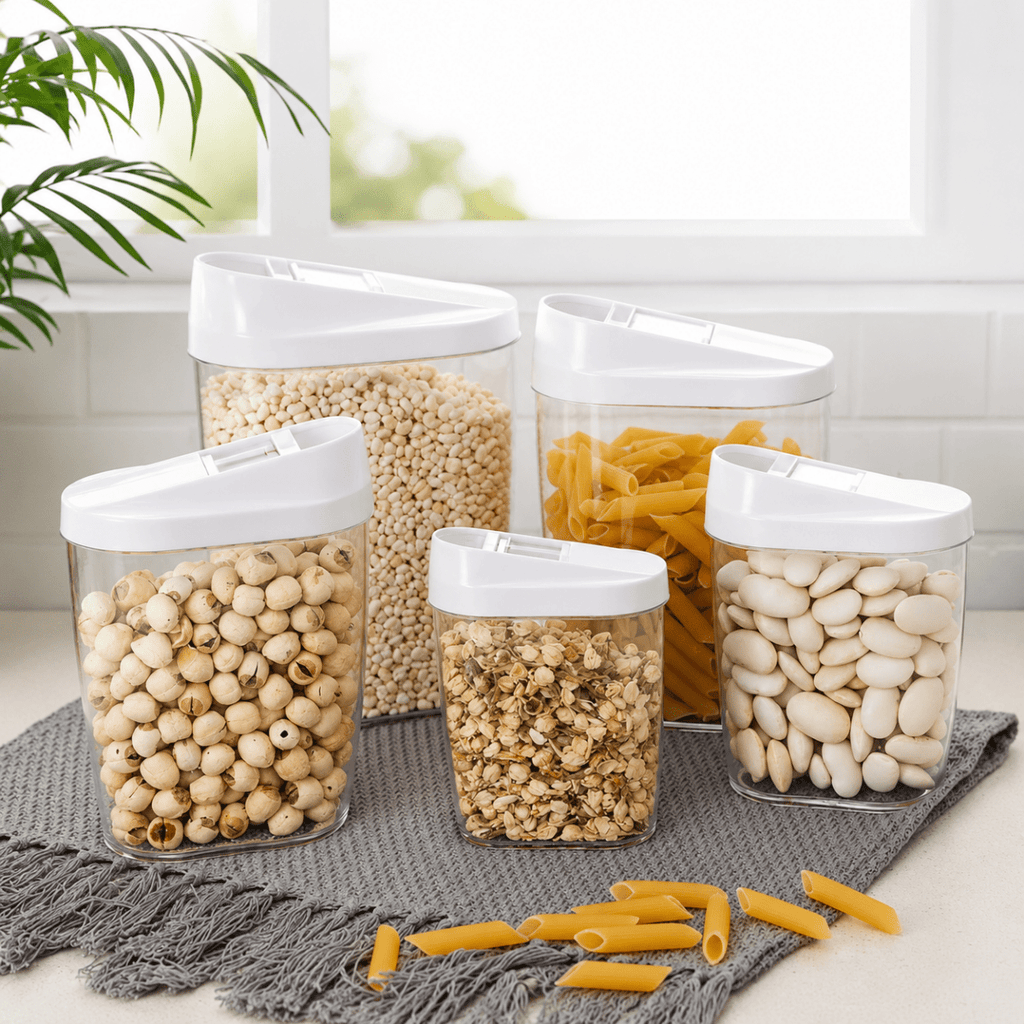 5PC Acrylic Easy Pour Container Set - Home Phase