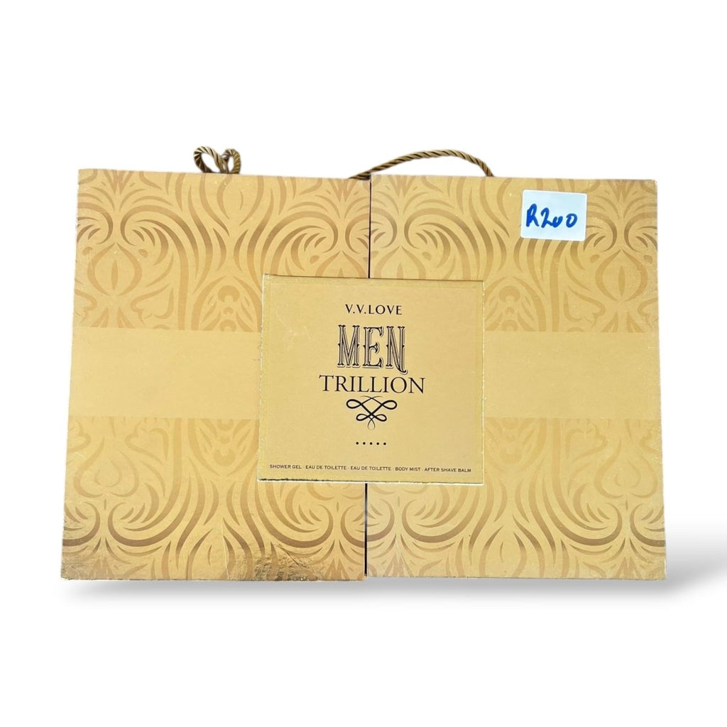 5PC Luxury Perfume Gift Set For Him - Men Trillion Gold - Home Phase