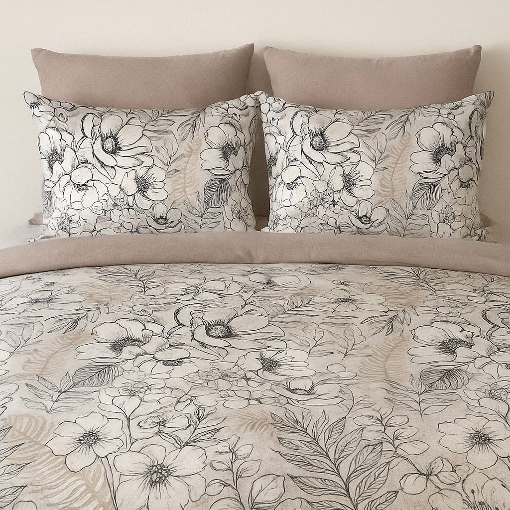 5PC Tela Milano Printed Quilt Set - 220 x 200 cm - Queen - Home Phase