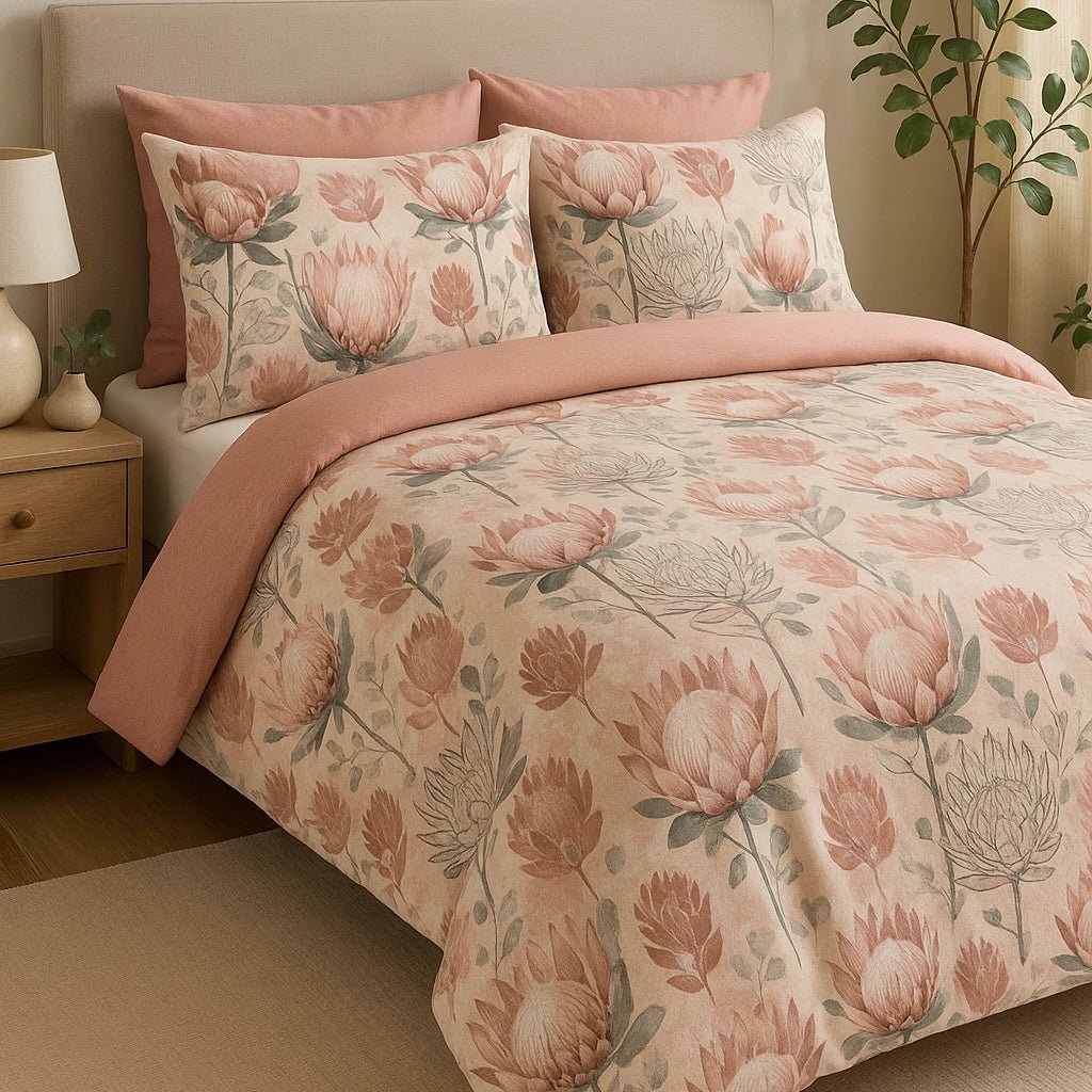 5PC Tela Milano Printed Quilt Set - 220 x 200 cm - Queen - Home Phase