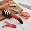 3PC Knife Sharpener, Scissor & Peeler Set