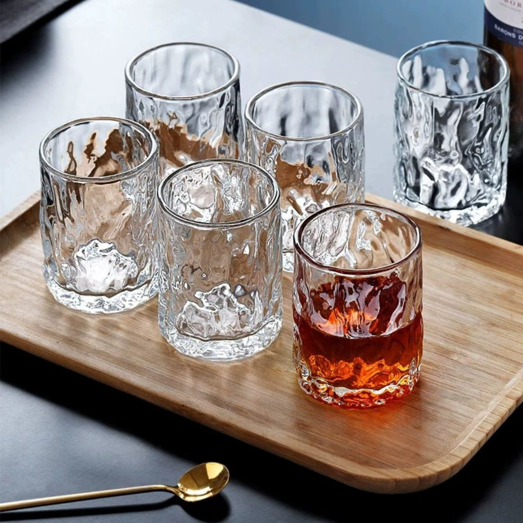 6PC Abstract Glass Set - 250 ml - Home Phase