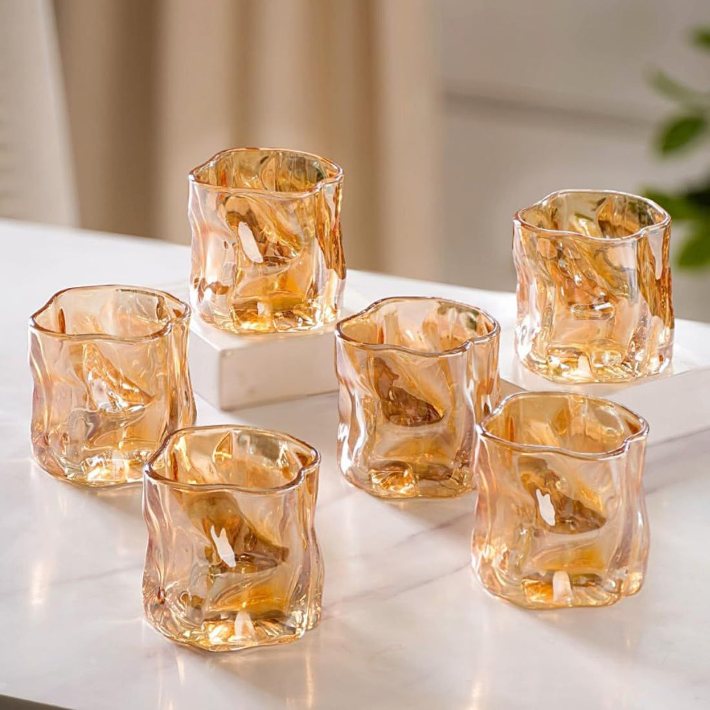 6PC Crystal Glass Set - 170 ml - Home Phase