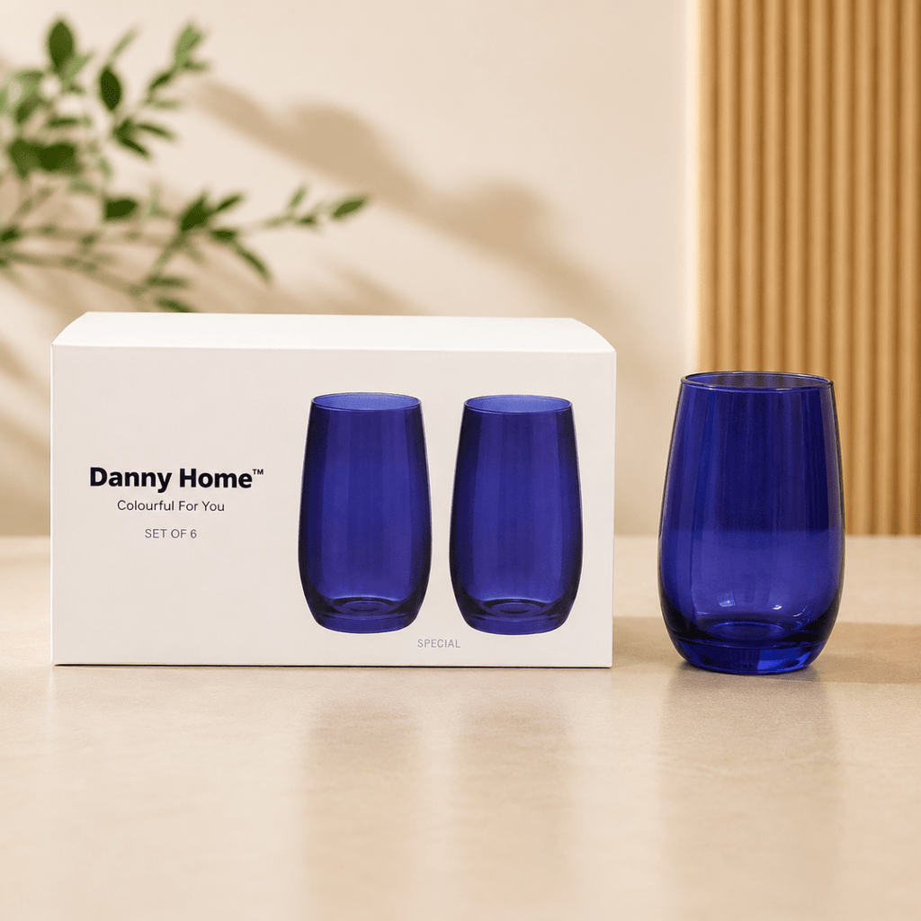 6PC Danny Home Colourful Glass Set - Home Phase