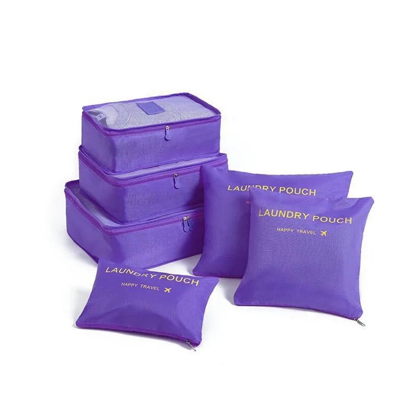 6PC Travel Packing Cube Set - Style Phase Home