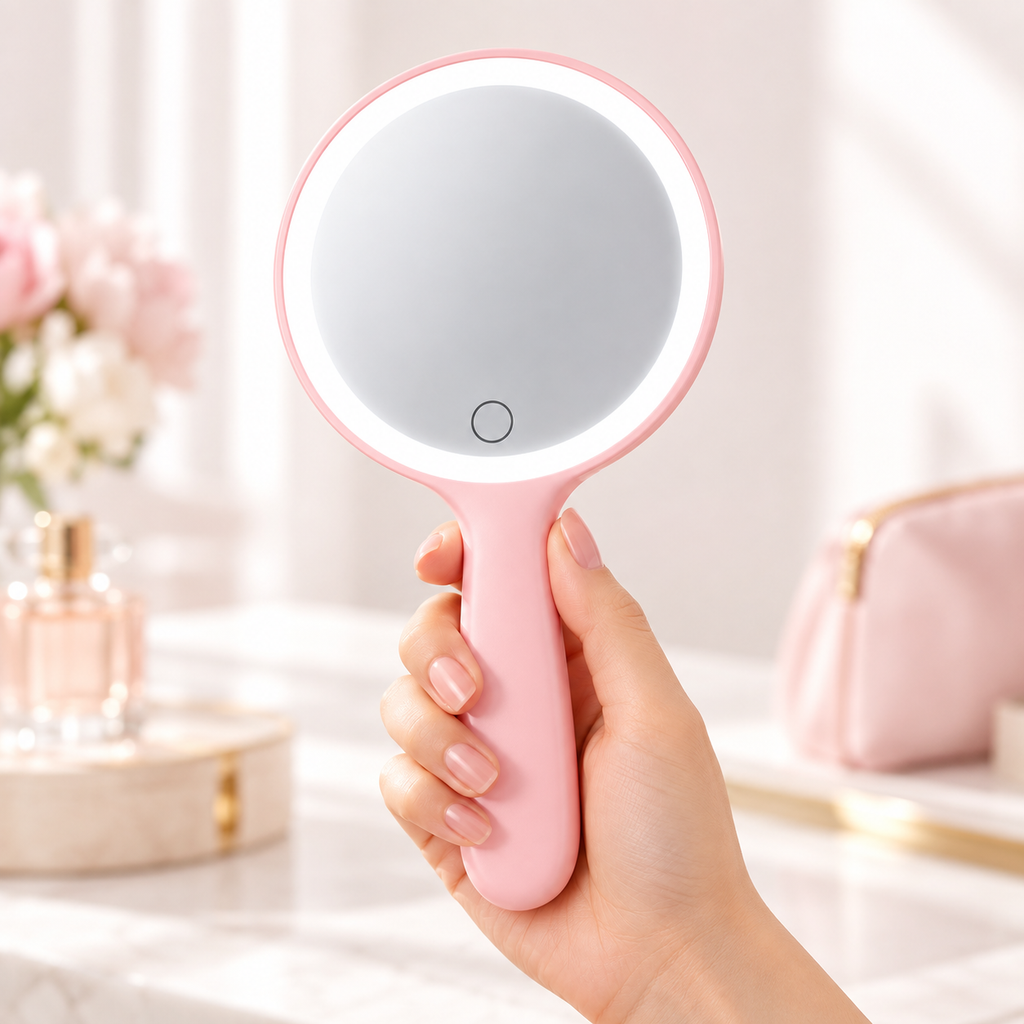 Handheld LED Mirror