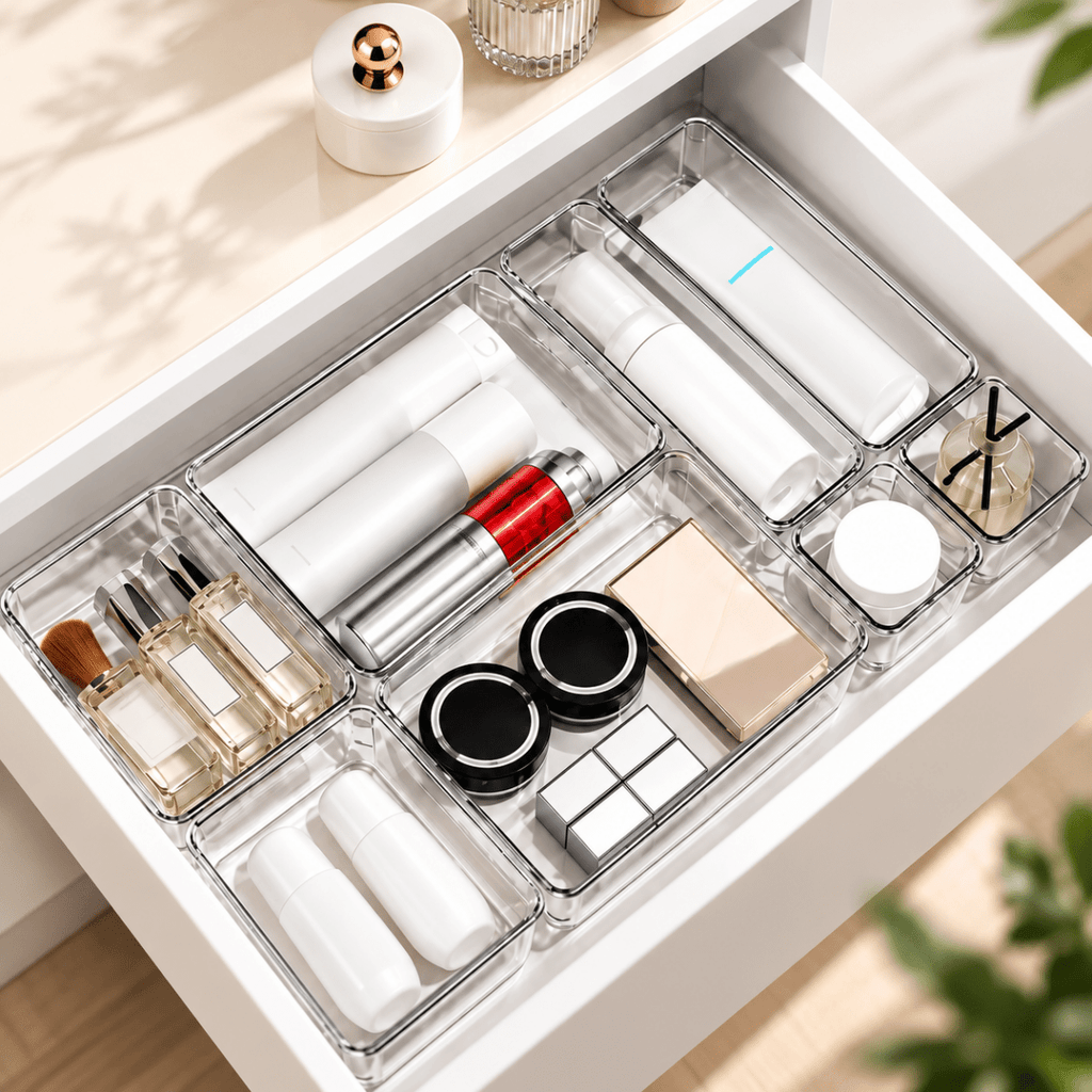 7PC Acrylic Drawer Organiser Set - Home Phase